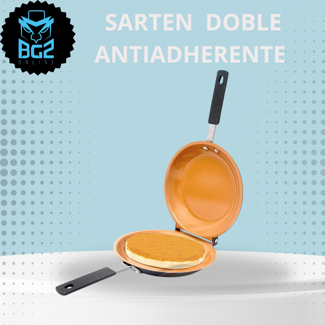 SARTEN ANTIADHERENTE DOBLE CARA